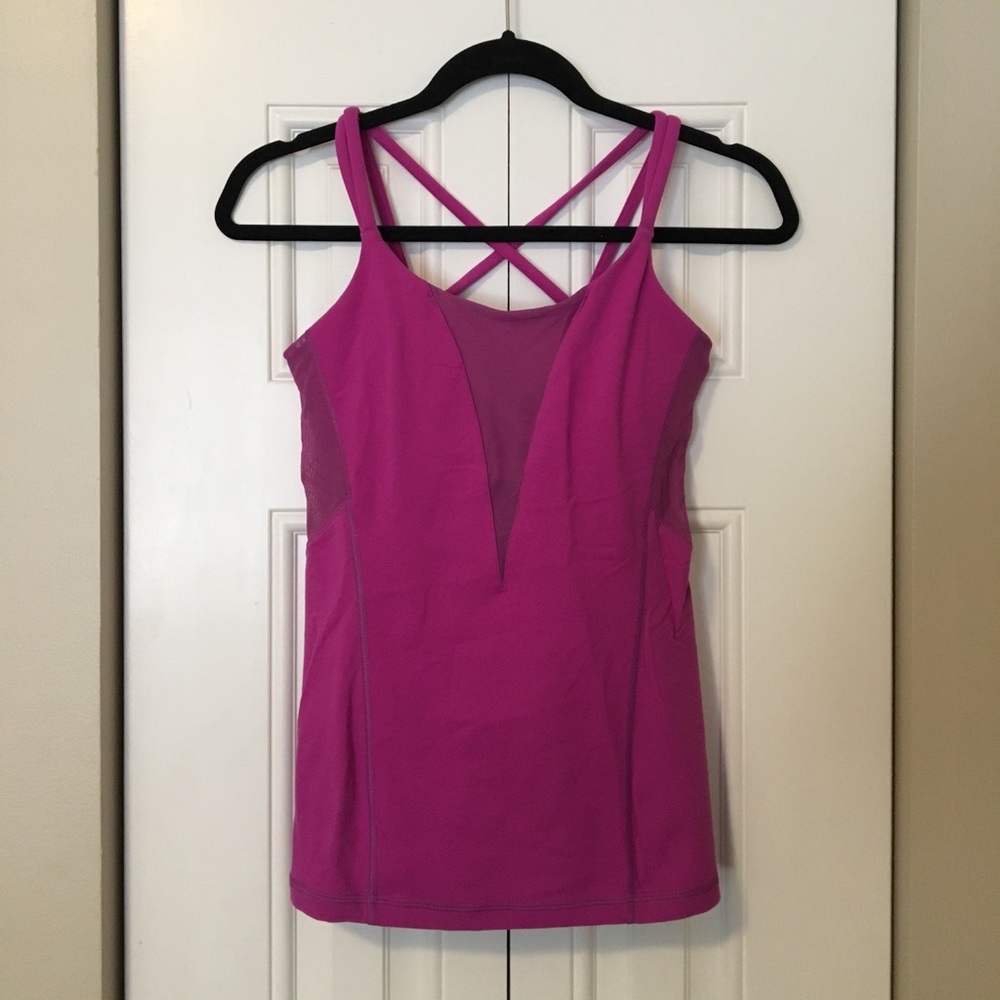 lululemon Magenta Workout Top